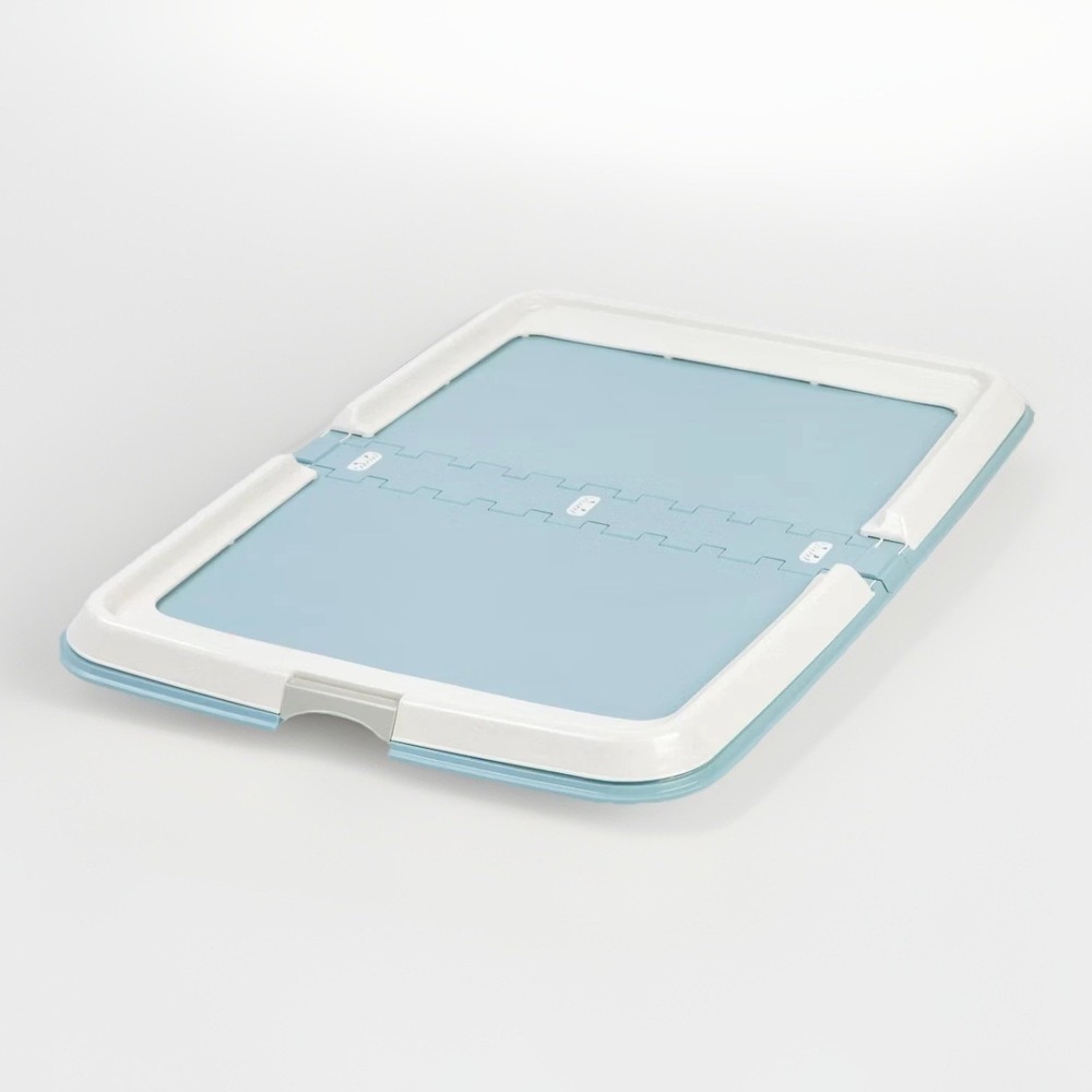 IRIS USA Neat N Dry Extra Large Pet Training Pad Holder Fits 23.5"x35.5" Blue‎ - Picture 2 of 11